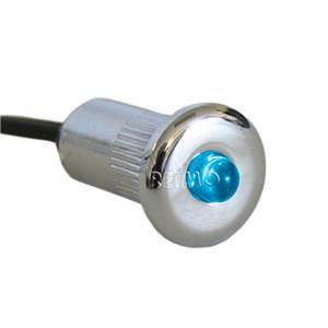 MINI SPOT LED encastrable15mm,0,2W, lumiere bleue