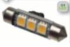 Navette Carbest LED Soffitte, 3 SMD leds BLANC CHAUD, 0.6W
