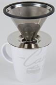 Filtre à café en acier inoxydable pour 5 tasses 