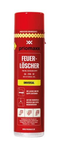 SPRAY EXTINCTEUR Priomaxx Universal 760 ml CLASSE A,B+F