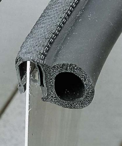 PROFIL D'ETANCHÉITÉ  1-4mm AVEC BOURRELET LATERAL 15mm AU METRE