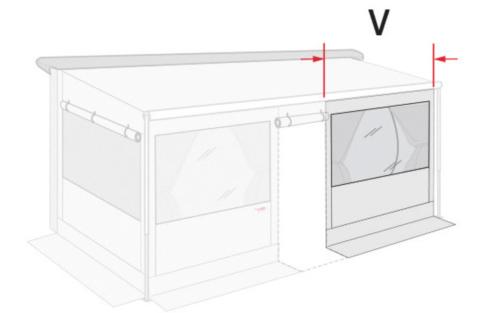 SEGMENT DE FACADE FRONT PANEL 190cm pour PRIVACY ROOM CS LIGHT 