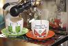 COFFRET 4 TASSES EXPRESSO + 4 SOUCOUPES - VW COLLECTION