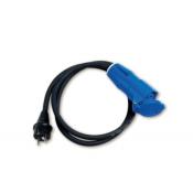 CABLE ADAPTATEUR P17 - 1.5m SCHUKO MALE / CEE FEMELLE 3x2.5mm²