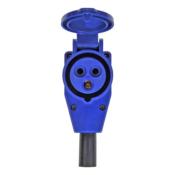 PRISE VOLEUSE CE 220 V - 1 Sortie Femelle NF- 1 Sortie Cable P17