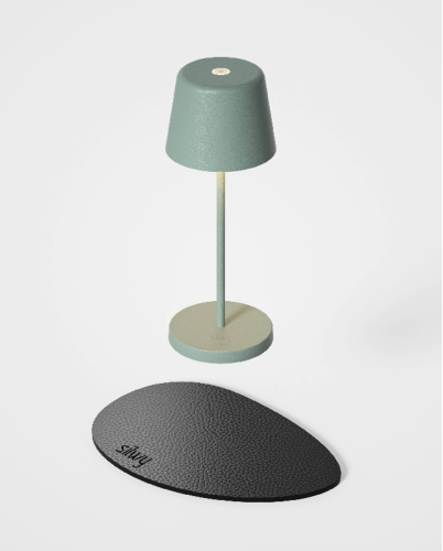 LAMPE DE TABLE A LED MAGNETIQUE MONACO + NANO PAD - SILWY VERT OLIVE