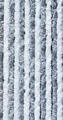RIDEAU CHENILLE ANTI INSECTES - Gris/Blanc- 56x205 cm
