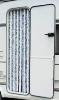 RIDEAU CHENILLE ANTI INSECTES - GRIS CLAIR/GRIS FONCE- 56x205cm