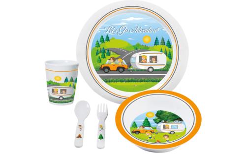 Service de table pour enfants LET'S GO ADVENTURE 