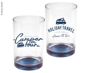 VERRE KEY WEST collection Holiday Travel - LOT de 2 x 35CL SAN