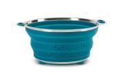 PASSOIRE EN SILICONE PLIABLE BLEU PETROLE Ø24/28