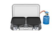 RECHAUD 2 FEUX CAMPINGAZ Kitchen 2 Grill&Go cartouche gaz Easy Clic