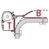 ADAPTATEUR B pour Fiamma F45S/F45TiL/ZIP