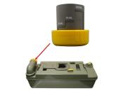 BOUCHON DOSEUR JAUNE POUR BRAS DE VIDANGE POUR CASSETTE C2/C3/C4/C200