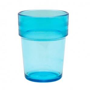 GOBELET COPOLYESTER 20CL Coloris BLEU LAGON PLASTOREX