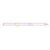 PIQUET TELESCOPIQUE 3 SEGMENTS - 80-220cm - ALU DIAM.22mm