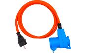 CABLE ULTIMATE CEE 1.5m – DISTRIBUTEUR 3 PRISES FEMELLE 16 A