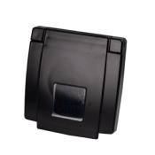 TRAPPE A EAU NOIRE AVEC MITIGEUR LILIE + DOUCHETTE A MAIN CLIPSABLE