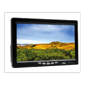 SYSTÈME VIDÉO DE RECUL INOX Caméra simple optique + écran 7’’