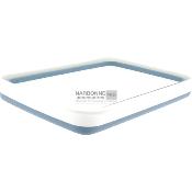 BASSINE BLEUE EN SILICONE PLIABLE 37 x 27cm INCASA