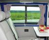 JEU DE RIDEAUX "TRANSLUCIDE" SUR RAIL POUR  VW T5 ET T6 LONG < 2003