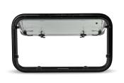 BAIE PROJETANTE DOUBLE VITRAGE VERRE/ACRYLIQUE CARBEST RW FUSION 350x500mm