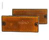 CATADIOPTRE ORANGE 90x40mm autocollant - LOT DE 2