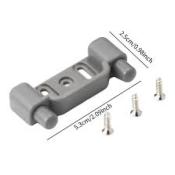 GACHE ANTI VRIBATION en ABS, 53x16x11mm