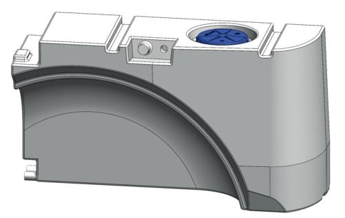 RESERVOIR D'EAU 65L pour passage roue GAUCHE sur VW T5/T6