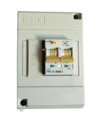 BOITIER ELECTRIQUE AVEC DINSJONCTEUR 13A + COMMUTATEUR F1