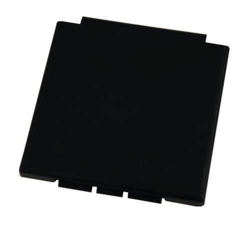 COUVERCLE DE RECHANGE CARRE NOIR POUR PRISE CEE EXTERIEURE ENCASTREE