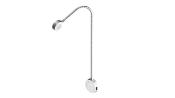 LAMPE COL DE CYGNE LED avec interrupteur + 2 prises USB intégrées