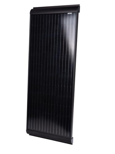 KIT PANNEAU SOLAIRE MC Camping 100W noir avec passe-cable et régulateur solaire