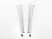 PIQUET TELESCOPIQUE 3 SEGMENTS EN ACIER 180-220cm, Ø22/19mm - lot de 2 piquets