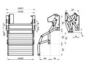 DOUBLE MARCHEPIED MOTORISE 12V THULE DOUBLE STEP V10 - 380mm 