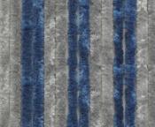 RIDEAU CHENILLE ANTI INSECTES POUR FOURGON - GRIS/BLEU - 120x185 cm