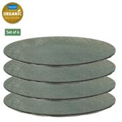 Assiette plate Koziol CLUB Ø26cm, lot de 4 gris cendré 