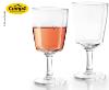 LOT DE 2 VERRES A VIN EMPILABLES CAPRI 26CL