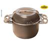 BATTERIE DE CUISINE ALUMINIUM BRUN/BEIGE 7 PIECES