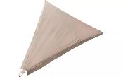 TOILE TARP BENT TRIANGLE ZIPPABLE 250x250 BEIGE OCRE