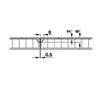 CHARNIERE POUR TABLE PLIANTE 65x30mm