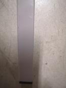 PIED DE TABLE TUBE CARRE ACIER GRIS 65CM
