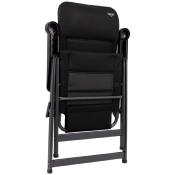 FAUTEUIL DE CAMPING CRESPO AIRDELUXE M, NOIR (AP-237) 