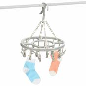 SECHOIR ROND A SUSPENDRE 30CM AVEC 13 PINCES