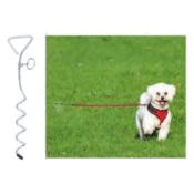 PIQUET D'ATTACHE POUR CHIEN EN TIRE-BOUCHON 40CM