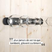 BARRE MAGNETIQUE NOIRE 50x5cm SILWY®