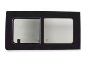 BAIE AVANT GAUCHE COULISSANTE CARBEST T5/T6/T6.1 VERRE SECURIT R43 AVEC MOUSTIQUIRE METAL INTEGREE
