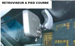 REMIFRONT III PAREBRISE SPRINTER 2006-2018 ET CRAFTER 2006-2016 - PIED DE RETRO COURBE