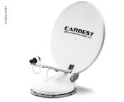 ANTENNE SATELLITE AUTOMATIQUE CARBEST TRAVELSAT 2 TWIN 85 cm-MONOSAT POUR DOUBLE DEMODULATEUR