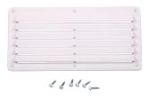 GRILLE VENTILATION RECTANGLE 142x80mm BLANCHE